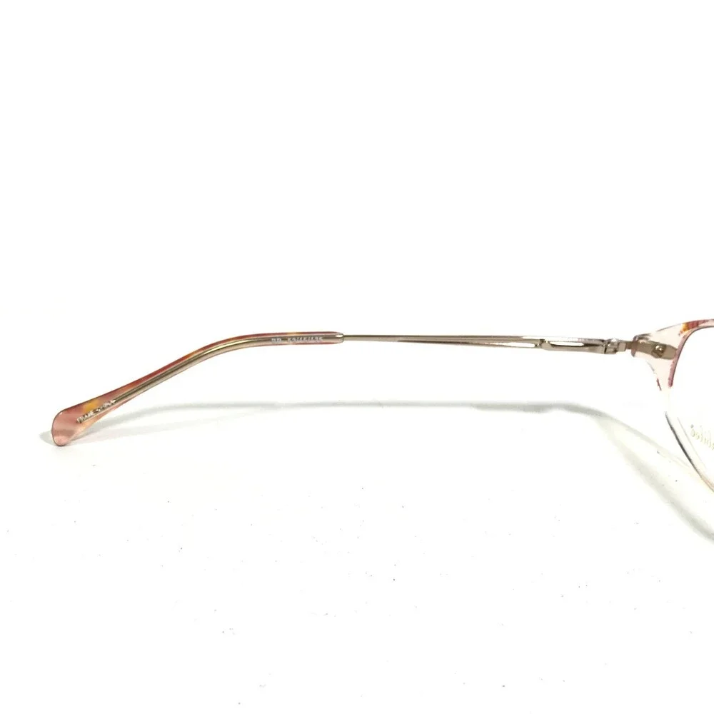 Jubilee J5702 BR Eyeglasses Frames Pink Gold Round Oval Full Rim 52-15-135